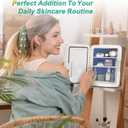 Compact Mini Fridge, 10L Portable Small Refrigerator, 2.6 Gal Mini Fridge with AC/DC Adapters, Small Cosmetics Cooler for Beverage, Food, Makeup, Bedroom, Office, Dorm