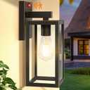 Upgraded Motion Sensor Outdoor Wall Light, 13 Dusk to Dawn Porch Light Outdoor Wall Sconce Lantern, 3 Lighting Modes Exterior Lighting Fixture Wall Mount, Outside Light for House Garage Patio, Bronze