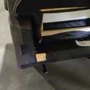 Signature Design by Ashley Navi Traditional Faux Leather Manual Rocker Recliner, Gray (Grey)