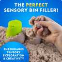 National Geographic 6 Lb. Moon Sand Combo Pack - 2 Lbs. Each of Blue, Purple and Natural Play Sand with Castle Molds - A Fun No Mess Sensory Activity, One Size
