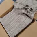 Hand Woven Jute Rug 10x14 Feet Rectangle - Handcrafted Braided Design, Indoor & Outdoor Reversible Natural Fiber Rug - Rustic Farmhouse Carpet for Living Room, Hallway, Bedroom (Natural, 10'x14')