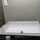 Locking Case for SC_432 Cabinet, Acrylic, Сlear Sides and Top , White Bottom and Back, Tape 36x16.3x6"