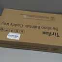 Premium Bathtub Tray Caddy, Expandable Bath Tray, Unique House Warming Gifts, New Home, Anniversary and Wedding Gifts for Couple, Bridal Shower Gift for Women (Bamboo)