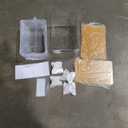 2 Pack Bag Holder Under Sink Stackable, Plastic Garbage Dispenser with Lid, Bag Storage Dispenser Roll Holder for Kitchen, Pantry, Laundry Room Organization