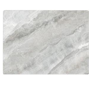 Gray Marble Kitchen Glass Cutting Board Ocean Decorative Gift Marbled Granite Stone Rock Gift For Her Mom Wife (Gray Marble)