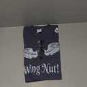 WING NUT - NUT WITH WINGS BOLT T-Shirt (Small, Black)