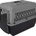 Petmate ASPEN PET Medium Breeds Cat, Chicken, Dog Kennel, Various Sizes, Transport, Dark Gray/Black, Made in USA (24.5"L x 18.3"W x 19.5"H)