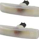 Side Marker Turn Signal Fender Light Lamp 1 Pair Compatible With Land Rover LR4 LR2 LR3 Range Sport LR007954