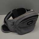 HKAI Baby Hip Carrier, Mom’s Choice Award Winner, Baby Carrier with Adjustable Waistband & Breathable Mesh, Ergonomic Carrier with Non-Slip Hip Seat Surface for Newborns & Toddlers, (Grey)