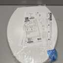 KOHLER 20110-0 Brevia, Slow Close Toilet Seat, Elongated Toilet Seat, Grip-Tight Bumpers Quick-Attach Hardware, White