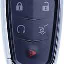 MechanMagic Key Fob Replacement Compatible for Cadillac XT5 2017 2018 2019 XT4 2019 Proximity Smart Keyless Entry Remote Control Remote Start 13598516 HYQ2EB 13510245 433Mhz