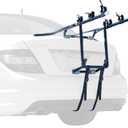 Allen Deluxe 3-Bike Trunk Mount Rack, Blk/ Silver