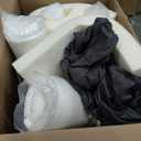 Comcaver Chaise Lounge Cushions Outdoor Set of 4, 72x21x3 Inch, Dark Grey