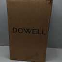 Ninestars Automatic Touchless Infrared Motion Sensor Can, 13 Gal 50L, Stainless Steel Base (Rectangular, Black Lid), Black Trim