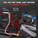 8.1 Gallon Ultra Quiet Air Compressor, 1.5HP 4.52 CFM, Max 115 PSI Oil-Free Air Compressor Tank, 110V/60hz, 70dB Air Compressor for Car Repair, Spray Painting, Woodwork Nailing