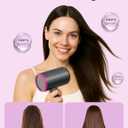 ANNLARY Hair Dryer with Comb | 1800W Blow Dryer with Diffuser for Curly Hair | Plasma Ionic Hairdryer for Frizz Control | Foldable & Protable Design for Travel | 6.5 ft ALCI Cord for Women and Men