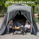 TIMBER RIDGE 5-9 Person SUV Tent with Screen Porch and Awning for Family Camping, Weather Resistant and Portable Van or Car Tent, Includes Rainfly and Storage Bag, 13' W X 10' L X 7.1' H