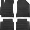 Car Floor Mats Custom Fit for Hyundai Elantra 2020 2019 2018 2017 Odorless Washable Heavy Duty Rubber (All Weather) Floor Liners, Black