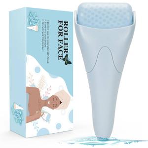 Fronnor Ice Roller for Face, Eyes, Facial Massager Tool, Soothing Skin Care Tool, Cooling Skincare Device for Puffiness, At-Home Spa Gift for Women (Haze Blue)