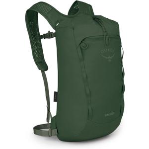 Osprey Daylite Cinch Backpack - Lightweight Travel Bag for Hikes, Festivals, and Everyday, Seaweed Green 