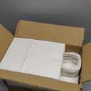 TOP-Pindu 30 White Paper Bags with Handles - Craft Party Bags for Birthday, Size 21 * 11 * 27cm