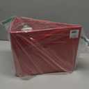 Samsill Durable 6 inch 3 Ring Binder, Locking D Ring 100% Recycled Chipboard, Red