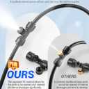 30FT Misters for Outside Patio Misters for Cooling (22 Mist Nozzles) Outdoor Water Patio Hose Greenhouse Mister System Outside Mist Backyard Trampoline for Waterpark Watering Misters for Cooling