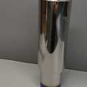 EVIL ENERGY Exhaust Muffler,Stainless Steel Exhaust Tip,Universal 18.5" Length (Burnt,2.5" Inlet 4" Outlet) (blue)
