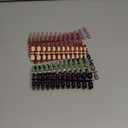 Honoson 720 Pieces Short False Nails Medium Square Artificial Fake Nails Full Cover Fingernails Coffin Press on Nails Glossy False Nails Tips for Women Girls DIY Nail(Classic Color)