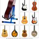 Guitar Stand,Acoustic Guitar Stand Acrylic Guitar Stand Holder with Padded Foam, Electric Guitar Rack,Bass Floor Music Stand Home and Studio, Travel Guitar Stand