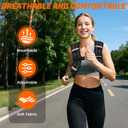 Weighted Vest for Woman Man 5lb/6lb/8lb/11lb/12lb/13lb/15lb/20lb/25lb/30lb Weighted Vest for Walking, Strength Training Weight Vest with Adjustable Buckle Detachable Phone Pouch for Running Workout