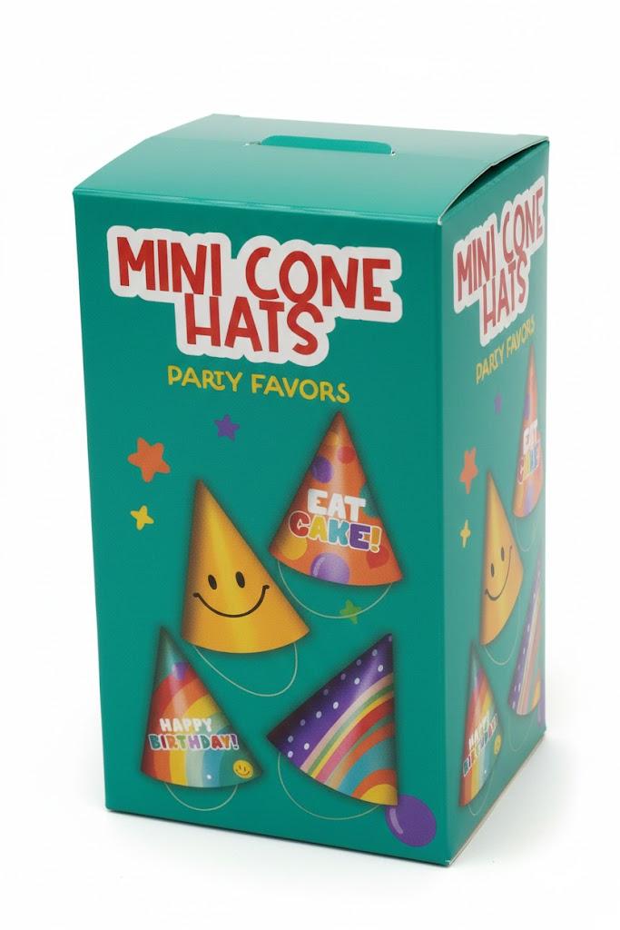 DI RNBW PARTY MINI CN HATS 3Pcs