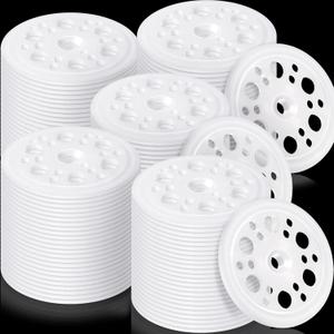 Taiyin 500 Pcs 1.77 Inch/ 45 mm Plastic Washers Foam Board Insulation Load Spreading Polypropylene Washers for Fixing and Supporting Rigid Foam Spreading for Screws Nail