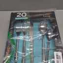 Towle Living Wave Flatware Service for 4, 20 Piece Set, 18/0 Stainless Steel, Silverware Set