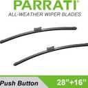 PARRATI® 28 Inch & 16 inch of High Performance Premium All-Season Automotive Replacement Front Windshield Wiper Blades for Toyota Prius Prius AWD-e Prius Prime,Easy DIY Install (Set of 2)