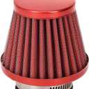 HIAORS 38mm Air Filter Cleaner for Predator 196cc 200cc 212cc 6.5hp GX160 GX200 Coleman CT200U CT200U-EX BT200X KT196 Baja Warrior Heat MB200 MB165 Massimo TrailMaster Mini Bike Go Kart Cart Parts Red