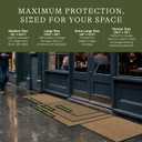 WaterHog Diamonds Front Door Mat Indoor Outdoor Entrance, All-Weather Mats