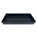 5 Pack of Durable Black Plastic Growing Trays (Without Drain Holes) 21" X 11" X 2" - Flowers, Seedlings, Plants, Wheatgrass, Microgreens & More (Pack of 5)