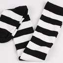 Stripe Knee High Socks for Youth Adult Multi-Color Over-The-Calf Knee High Tube Socks