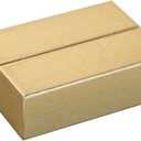 UNIQOOO 12 Pack Gold Birch Wood Stands /1.2mm Slot for Cardstock, Wedding Table Numbers Holders, Photo Holder, Photo Display Stand for Event Decor, Retail Shop, Cafe Restaurant Menu, Business Card, Name Tag