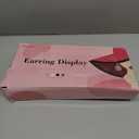 Jewelry Display for Vendors, 30 Hooks Wood Earring Display for Vendors Selling Bracelet Earring Holder with Adversitsing Board, Large Capacity Earring Display Stands Rack for Earring Cards (Weathered Teal)