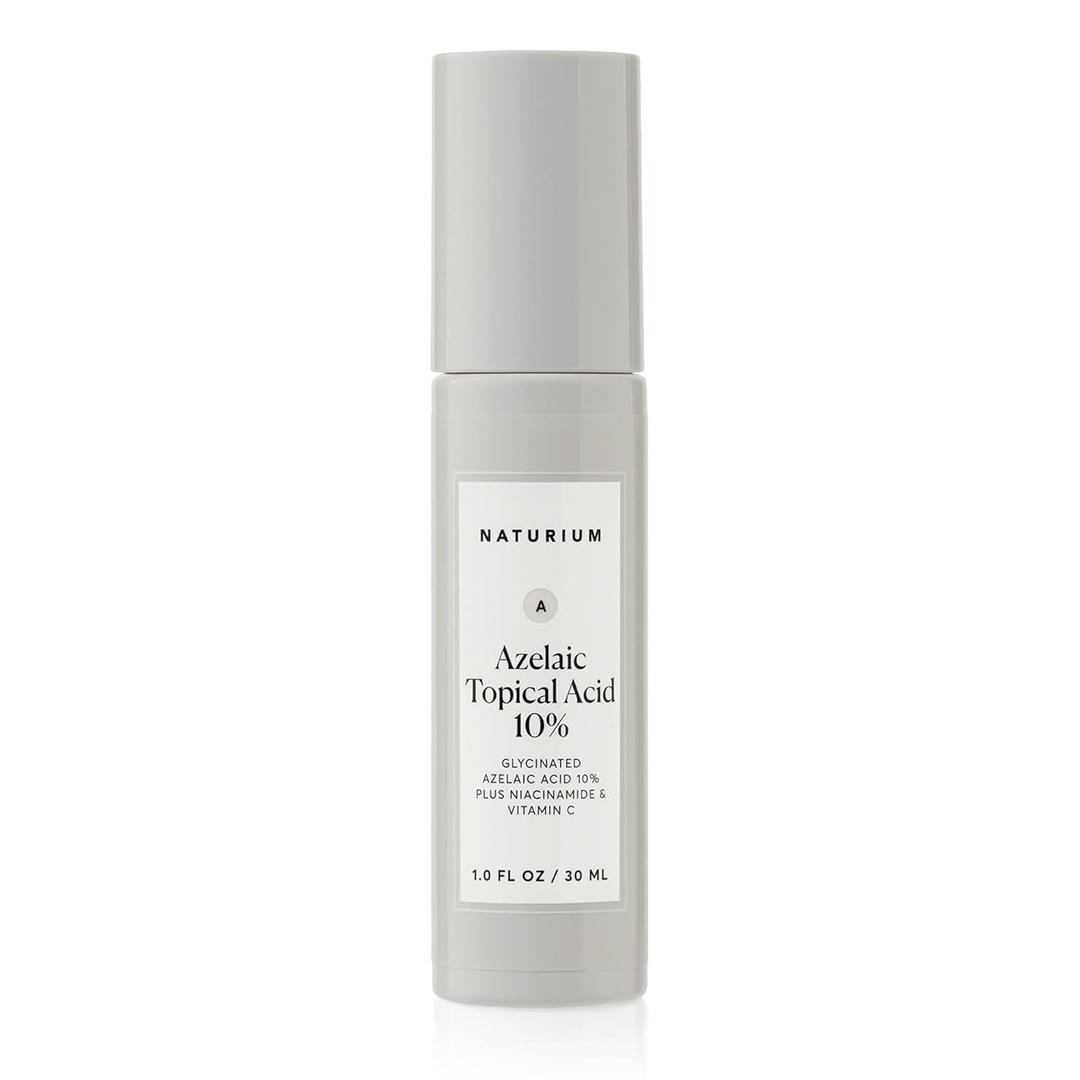 Naturium Azelaic Acid Emulsion 10% Plus Bioactive Complex & Niacinamide, Anti-Aging Skin Care, 1 oz