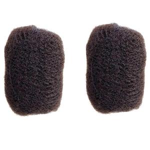 BESHINNAAUL Afro Kinky Bulk Human Hair,2 Bundles/Package,50 Grams/1.76 Oz Each Bundle,Dark Brown #2 Ideal for Dreadlocks Extension,Twists and Braids #2,8inch