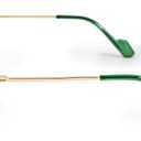 VISOONE Oversized Blue Light Blocking Glasses with Chic Square TR90 Frame and Metal Temple for Women Men REMY