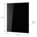 KAITELA Black Acrylic Sheet 18" x 24" Cast Plexiglass Panel 1/8" Thick (3mm) Plastic Board for Craft Project, Laser Cutting, Photography, Sign, Pack of 2