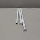 White Tension Curtain Rod for Windows 28 to 48 inch, Adjustable Expandable Pressure Spring Curtain Rod No Drilling, 7/8" Curtain Rod for Bedroom Doorway Closet Door