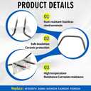 WB44K5018 Range Oven Bake Element Compatible with GE JCT910SY1SS JCTP16GV1BB JCTP16GV2BB, Electric Oven Bake Element 240V 2585W Replace AP2030974 260846 AH249254 EA249254 PS249254