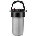 RV Water Filter System, Clog-Resistant Inline Water Filter with Brass Threads, 5-Stage Filtration in One NSF-Certified 4.5x10 Inches ACF Cartridge, Max 90 PSI Pressure Resistance