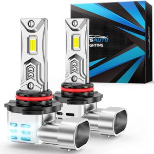 Marsauto 9006 Fog Light, Brighter 34000LM 800% Light Bulbs with Turbo Fan,3 Mins Quick Installation, IP67 Waterproof Bulbs, Pack of 2