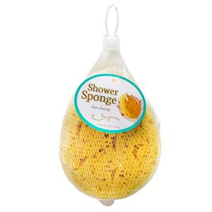 Jacent Deep Cleaning Foam Body Sponge for Bath and Shower, Soft Loofah Scrubber for Men & Women, Yellow, Pack Of 2